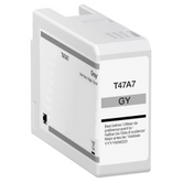 Epson T47A7 Gray Generic Pigment Ink Cartridge - Replace C13T47A700